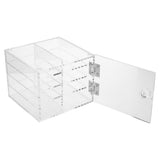 8 Layer False Eyelash Extension Display Box, Acrylic Eyelash Storage Case Eyelash Extension Graft Tool Eyelash Adhesive Pallet Holder False Eyelash Organizer Tool