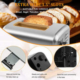 Toaster 2 Slice Best Rated Prime Stainless Steel Toasters with Removable Crumb Tray