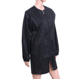 Beaupretty Salon Client Capes Gown Robes with Sleeves Waterproof Zipper Hair Salon Smock for Women Men(M)