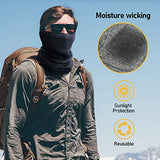 TICONN Neck Gaiter Face Cover Scarf (Black 2-Pack), Summer Cool Breathable
