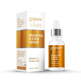 Vitamin C Serum for Face Serum - Clinically Proven Superox-C, Intensely Hydrates & Smoothes Deep Wrinkles, Fine Lines, Minimizes Dark Spots, Anti Aging & Acne Scars - Cruelty Free