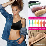 selizo Padded Bralettes for Women, 6 Pcs Sports Bras for Women Pack, V Neck Cami