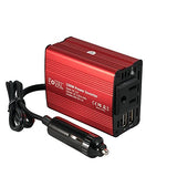 Foval 150W Car Power Inverter 12V DC to 110V AC Converter with 3.1A Dual USB Car