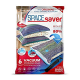 Spacesaver Premium Vacuum Storage Bags. 80% More Storage! Hand-Pump
