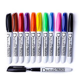 Dry Erase Markers Low Odor Fine Whiteboard Markers Thin Box of 12