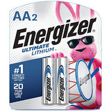 Energizer AA Lithium Batteries, World's Longest Lasting Double A Battery