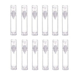 12PCS Clear Empty Portable Refill Airless Vacuum Pump Bottles Cosmetic Make-up Cream Lotion Sample Travel Packing Toiletries Liquid Storage Container Vial Jars for Emulsion Face Cream Shower Gel