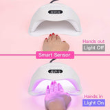 Beetles 6 Colors Gel Nail Polish Set Grey and Nude Blue Glitter Fall Winter Gel Nail Kit with UV LED Nail Lamp