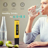 Digital PH Meter, PH Meter 0.01 PH High Accuracy Water Quality Tester with 0-14