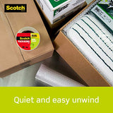 Scotch Sure Start Packaging Tape, 1.88"x 22.2 yd, Designed for Packing