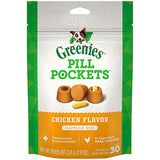 GREENIES PILL POCKETS Soft Dog Treats, Chicken, Capsule, 7.9-oz. 30-count pack