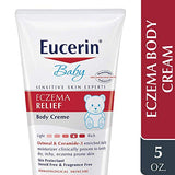 Eucerin Baby Eczema Relief Body Cream - Steroid & Fragrance Free for 3+ Months of Age