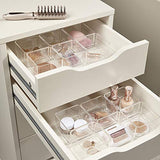 STORi Clear Plastic Drawer Organizers 3" x 3" x 2" l Set of 12