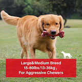 Tough Dog Toys for Aggressive Chewers Large Breed, Apasiri Dog Chew Toys, Durable