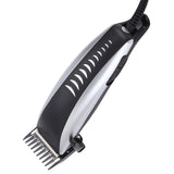 Dayllon Professional Hair Trimmer Kit for Men & Kids | Plug-in Cord Hair Clippers Multigroom 8-in-1 Beard Trimmer | Non-Slip Design & Adjustable Combs, Stainless Razor