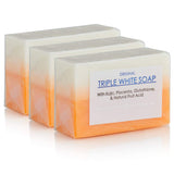 3 Bars of Kojic Acid, Placenta, Glutathione Triple Whitening/Bleaching Soap