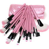 32pcs Makeup Brushes Set Professional Cosmetic Foundation Powder Eyeshadow Brush Kit with Bag (Pink)