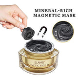 Magnetic Face Mask Mineral-Rich Magnet Mask with Magnet Pore Cleansing Removes Skin Impurities 1.7 oz