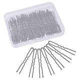 U Shaped Hair Pins, IKOCO 80pcs of Bun Hair Pins for Women Girls with Storage Box