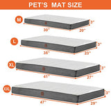 EHEYCIGA Orthopedic Dog Bed for Medium & Small Dogs, Foam Dog Crate Bed Pet Bed