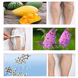 RtopR Mango Hair Removal Cream, Natural and Painless Permanent Hair Removal Cream, Hair Removal Cream for Women, Smooth and Soft Skin on the Arms, Legs and Underarms, with a Plastic Wiper