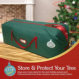 HOLIDAY SPIRIT Christmas Tree Storage Bag For Trees. Heavy-Duty 600D Oxford