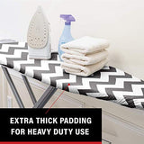 EPICA Silicone Coated Ironing Board Cover- Resists Scorching and Staining - 15" x54