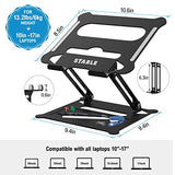 Adjustable Laptop Stand, FYSMY Ergonomic Portable Computer Stand