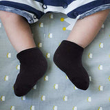 Duufin 25 Pairs Toddler Ankle Socks Low Cut Kids Half Cushion Socks Low Rise Ankle