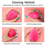 BEAKEY 5 Pcs Makeup Sponge Set Blender Beauty Foundation Blending Sponge