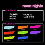 Premium Glow in the Dark Acrylic Paint Set by neon nights