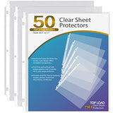 Ktrio Sheet Protectors 8.5 x 11 Inches Clear Page Protectors for 3 Ring Binder