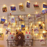 40 LEDs 20 Photo Clips String Fairy lights Battery Powered Decoration for Living Room