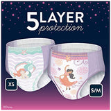 Goodnites Bedwetting Underwear for Girls, XS, 44 Ct, Discreet