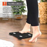 FITINDEX Bluetooth Body Fat Scale, Smart Wireless BMI Bathroom Weight Scale Body