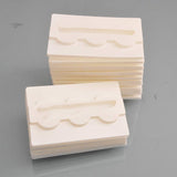Healthcom 50 Pcs 3 Pairs White Mink Lash Trays 25mm Lash Trays Bulk Plastic Clear Eye Lash Tray Holder Wholesale Eyelash Trays for False Eyelash Storage Case Packaging Box Cosmetic Container Lash Case