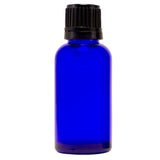 30 ml (1 fl oz) Cobalt Blue Glass Bottle with Euro Dropper (12 Pack)