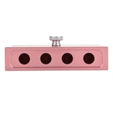 12.1 DIY Lipstick Mold Aluminum Alloy Rose Gold Dual Uses Lip Balm Maker Tool (Style : 4 Holes)
