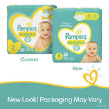 Diapers Newborn/Size 0 (< 10 lb), 84 Count - Pampers Swaddlers Disposable Baby Diapers