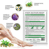 3 Pairs Foot Moisturizing Mask, Foot Moisturizing Socks to Repair Renew Booties