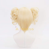 Aadesso Anime Himiko Toga Cosplay Yellow Wigs Short for My Hero Academia Cosplay Halloween Wigs