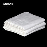 50Pcs Hair Salon Capes, Disposable Clear Hair Cutting Capes, Waterproof Haircut Cover Shampoo Barber Cape, Perfect for Home Barbershop and Salon Hairdressing, Hair Coloring, Perming - 51.2" x 36.2"
