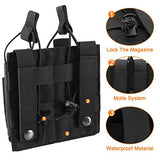 FUNANASUN Molle Mag Pouch, Single/Double/Triple Open-Top Magazine Pouch