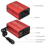 Buy What BW-150 150W Car Power Inverter DC 12V to 110V AC Outlet Converter 3.1A
