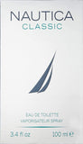 Nautica Classic for Men by Nautica 3.4 oz 100ml EDT Spray with Nautica Blue Eau De Toilette Spray for Men, 3.4 Fl Oz