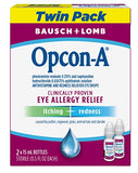 Allergy Eye Drops by Bausch & Lomb, for Itch & Redness Relief, 15 mL (Pack of 2)