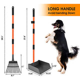 HITKYC Dog Pooper Scooper, Extra Large Long Handle Pooper Scooper