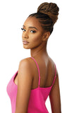 Outre PRETTY QUICK Salon-Quality Ponytail Fabulous Look Long Length Bulk-Free Wrap Around Pony Sleekest Finish Secure Premium Synthetic Fibers Hair Pieces - LARGE BOX BRAID 28" (1)