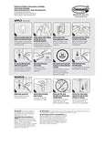 Command Bath Hook, Small, Satin Nickel, 1-Hook, 2-Small Water-Resistant Strips