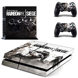 MightyStickers - Tom Clancy's Rainbow Six Siege War PS4 Wrap Skin Game Console + 2 Controller Decal Vinyl Protective Covers Stickers Sony PlayStation 4